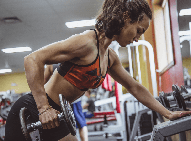 person lifting weights workout amarillo